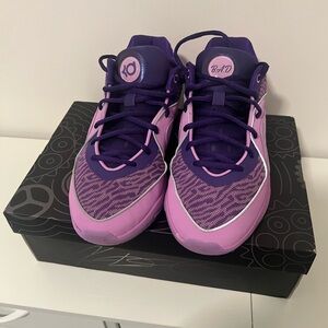 Purple and Pink KD16  Sneakers